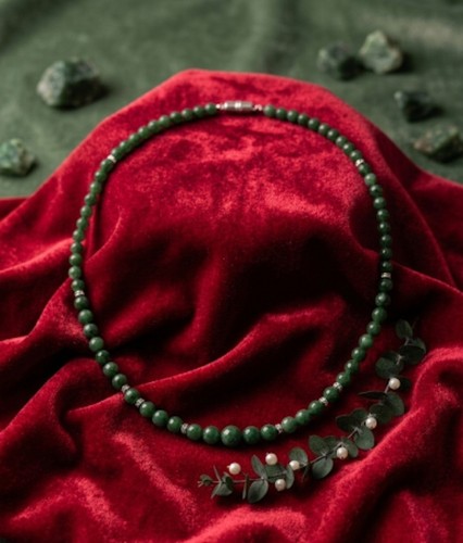 Collier malachite petites - collier,