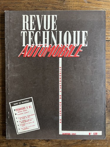 Revue technique automobile rta - automobile,