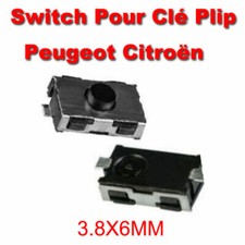 2 Switch bouton clé Peugeot