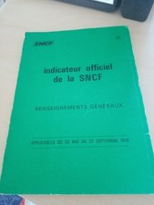 mai 1976 chaix indicateur officiel horaires train SNCF-renseignements generaux
