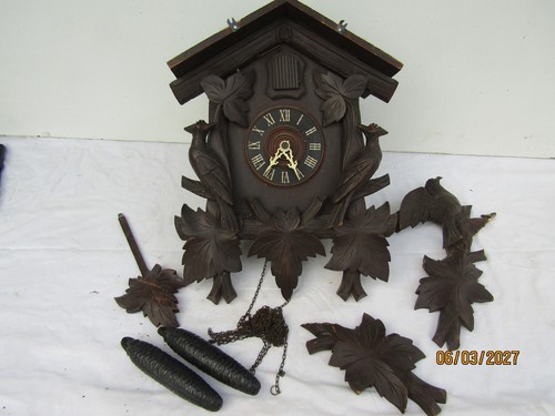 Ancien coucou horloge pendule - coucou,