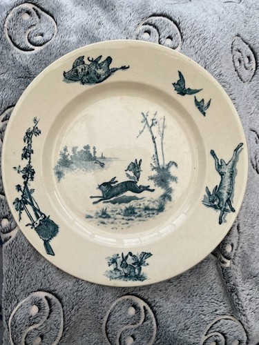 Belle ancienne assiette theme - assiette,