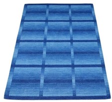 Tapis 100 laine bleu 160x230 - tapis,