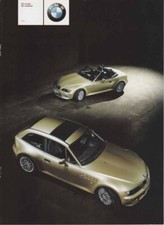 Catalogue Brochure BMW Z3 3.0 / Coupé 3.0 1/2000 Allemagne / Deutschland