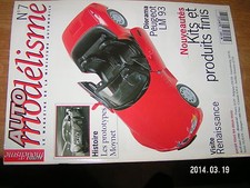 Auto Modelisme n°7 Prototypes Moynet Peugeot LM 93 Stand Le Mans 1993