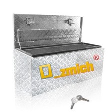 Boîte de rangement Aluminium avec Serrure Caisse à outils Malle de transport161L