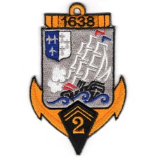 Ecusson 2ème Régiment d'Infanterie de Marine