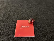 Bague rouge et or en cristal