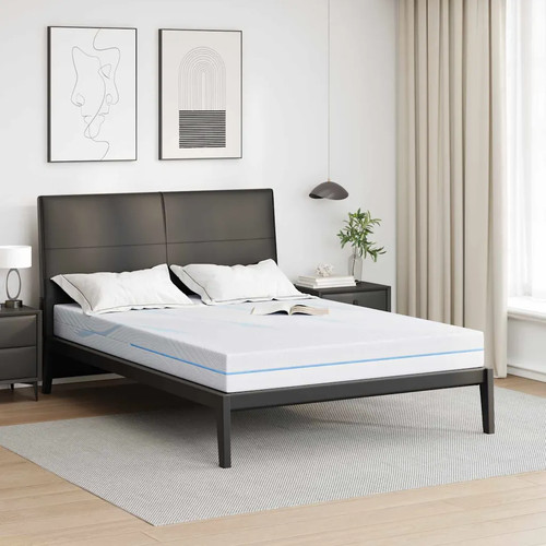 Matelas blanc tissu jacquard - blanc,