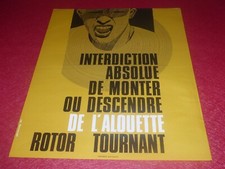 AVIATION AFFICHE ORIGINALE