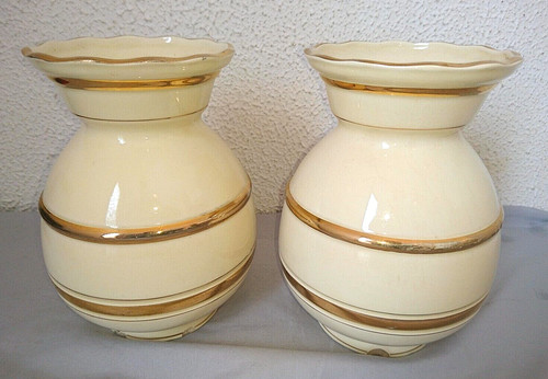 Ancienne paire vase gien - vase,