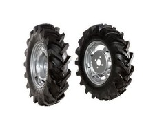 Paire Roues Gommées 5.00-12 "