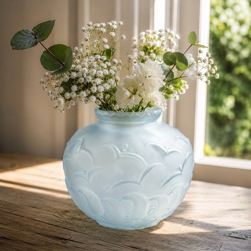 Vase rond art déco verre - art, en