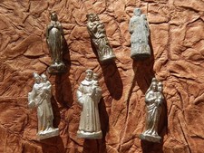 LOT 6 STATUETTES SAINT ANTOINE NOTRE DAME LOURDES  ET A DEFINIR