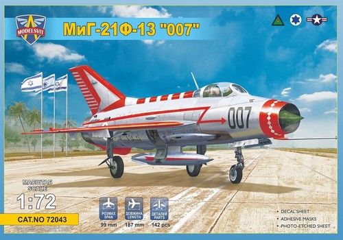 Modelsvit mig 21f - mig-21f-13, "007"