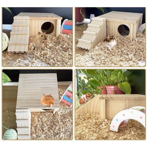 Maison hamster bois - hamster, en