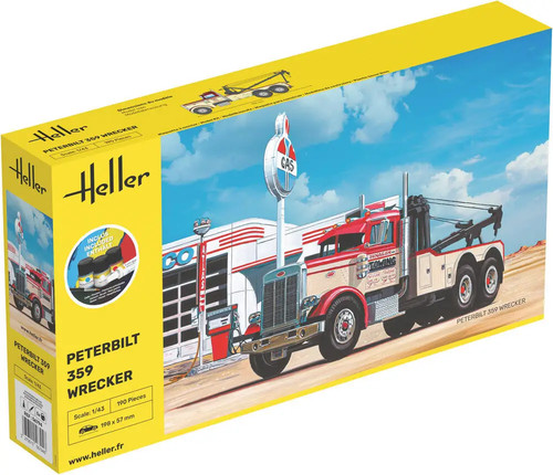 Heller camion peterbilt 359 - heller,