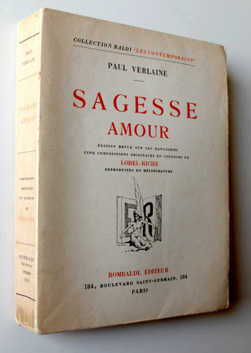 Paul verlaine sagesse amour - -,
