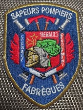 ECUSSON PATCH SAPEURS POMPIERS