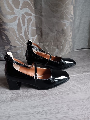 Escarpins noir vernis femme