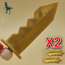 X2 Playmobil épée dorée