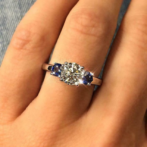 5ct rond imitation diamant - 2.5ct,