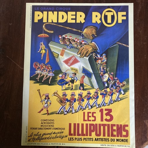 Affiche cirque pinder - de,