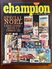 CHAMPION n°12 du 15/12/1967; Spécial Noël/ Essai Matra F2/ Yamaha 250