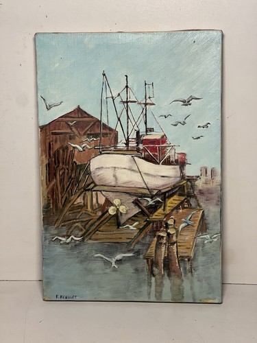 Tableau hst bateau en cale - tableau,