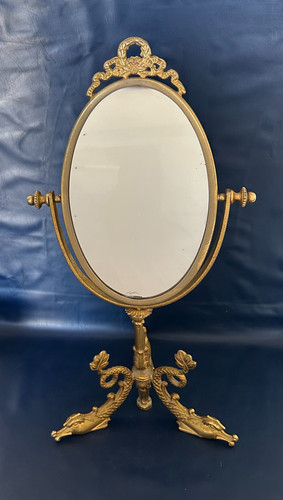 Ancien miroir table double - ancien,