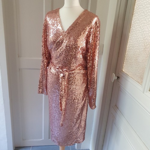 Eloquii robe portefeuille - , rose