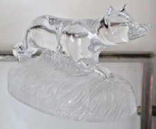 Rare Renard en cristal