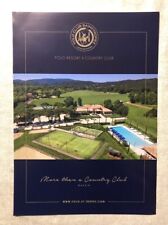 publicité papier 2022- Polo club Saint Tropez- Resort et country club.