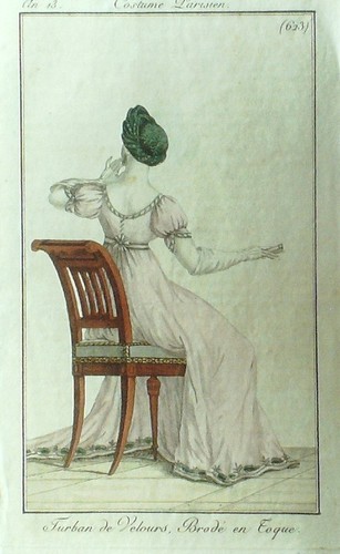 Gravure mode costume parisien - gravure,