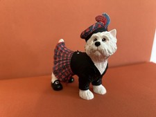 Figurine Résine Chien Écossais 