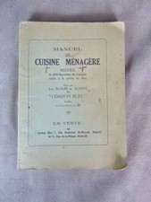 MANUEL DE CUISINE MENAGERE