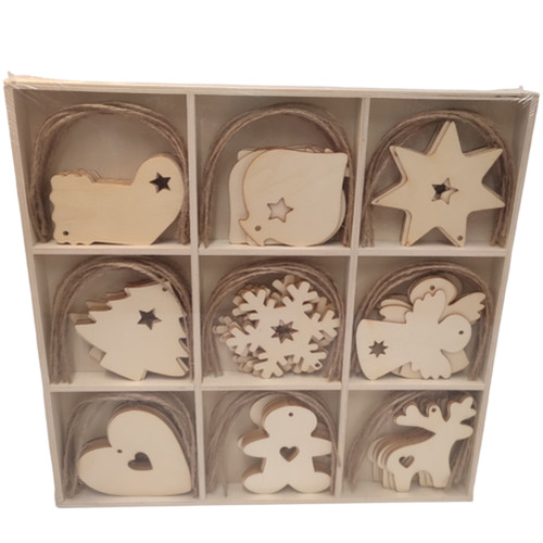 Ornements noël plywood - ornements, de