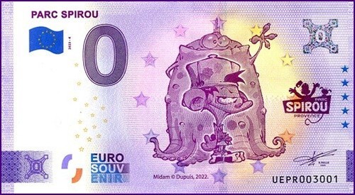 Parc spirou billet - /,