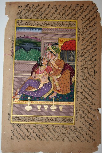 Peinture polychrome de - ,