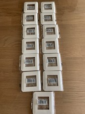 Plaque de finition mosaic pour 2 modules blanc Lot de 13 **Neuf**