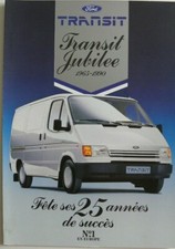 Brochure FORD TRANSIT Jubilé 1965 - 1990 fête ses 25 années de succés