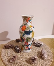 Vase en Céramique à Décor Floral - Coloré - 25cm