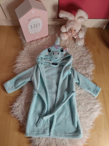 Peignoir capuche licorne - capuche,