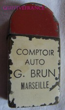 BRIQUET PUBLICITAIRE BORNE COMPTOIR AUTO G. BRUN MARSEILLE