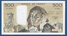 500 francs 1991 - 500,