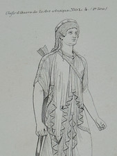 Gravure XIXème Antiquité