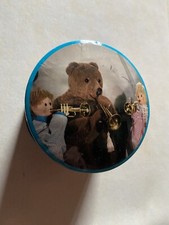 BOÎTE MÉTAL BONBONS BROCHET BONNE NUIT LES PETITS NOUNOURS BLEU VIDE RARE 1966