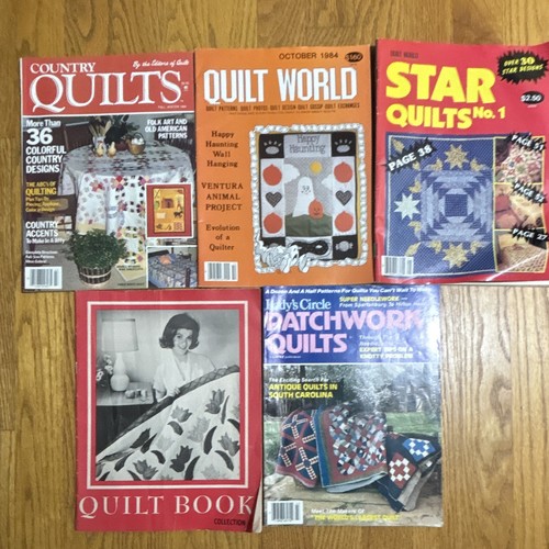 Vintage quilting magazine lot - magazine,