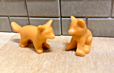 PLAYMOBIL Animaux 2 Petits Renards Beige Fauve Animal Sauvage 01