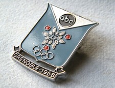 J.O de GRENOBLE 1968 Broche